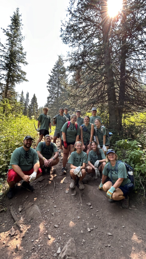 2024 Wasatch Stewardship Program - Millcreek Trailwork with Service Learning Camps &amp; Salt Lake Ranger District: