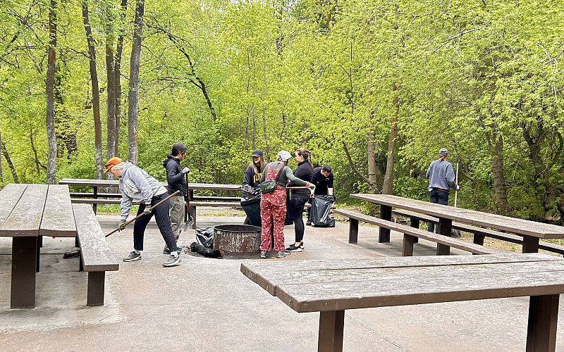 2025 Wasatch Stewardship Program - Spring Cleaning In Millcreek with Select Health at Box Elder & Church Fork Campgrounds