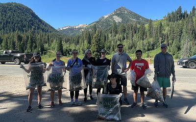 Wasatch Stewardship Project - Big Cottonwood Canyon, Roadside Cleanup with Keep Nature Wild and CNG Healthcare