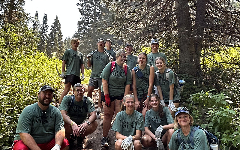 2024 Wasatch Stewardship Program - Millcreek Trailwork with Service Learning Camps & Salt Lake Ranger District: